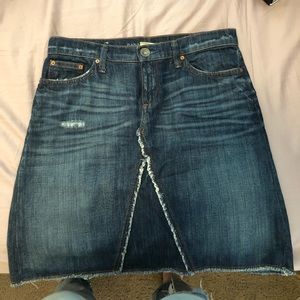 Banana republic jean skirt size 26